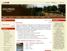 Tablet Screenshot of kolpress.pl